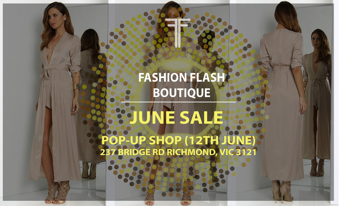 POP-UP SHOP SALE 12TH JUNE 2016