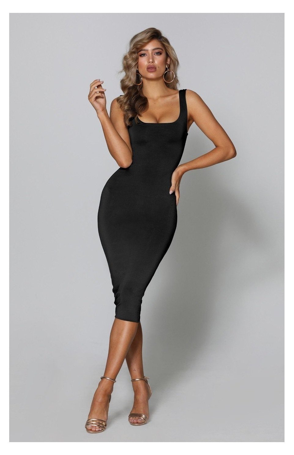 MISHA DRESS BLACK - Fashion Flash Boutique
