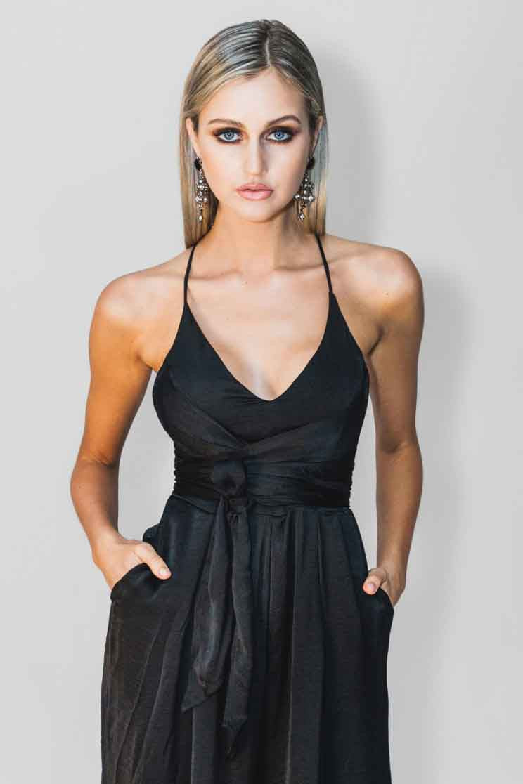 PARIS PANTSUIT - BLACK - Fashion Flash Boutique