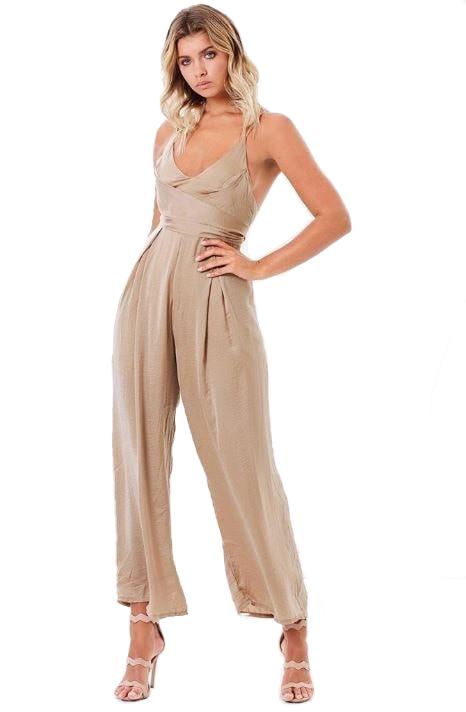 Paris Pantsuit | Champagne - Fashion Flash Boutique