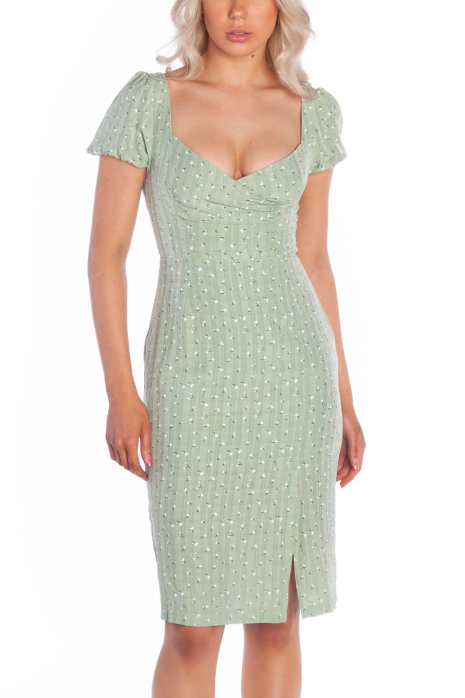 Primrose Dress | Green - Fashion Flash Boutique