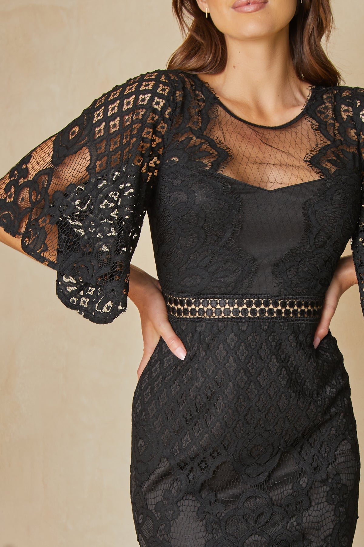 Reyna Dress | Black - Fashion Flash Boutique